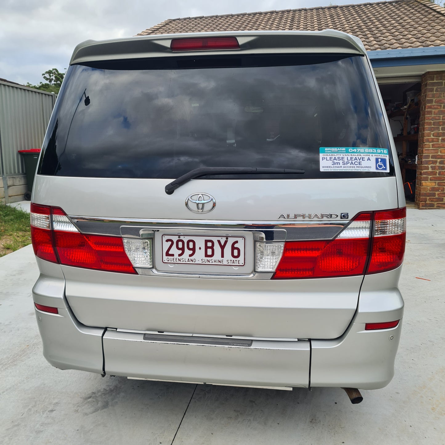 2007 Toyota Alphard Disability Hire Van