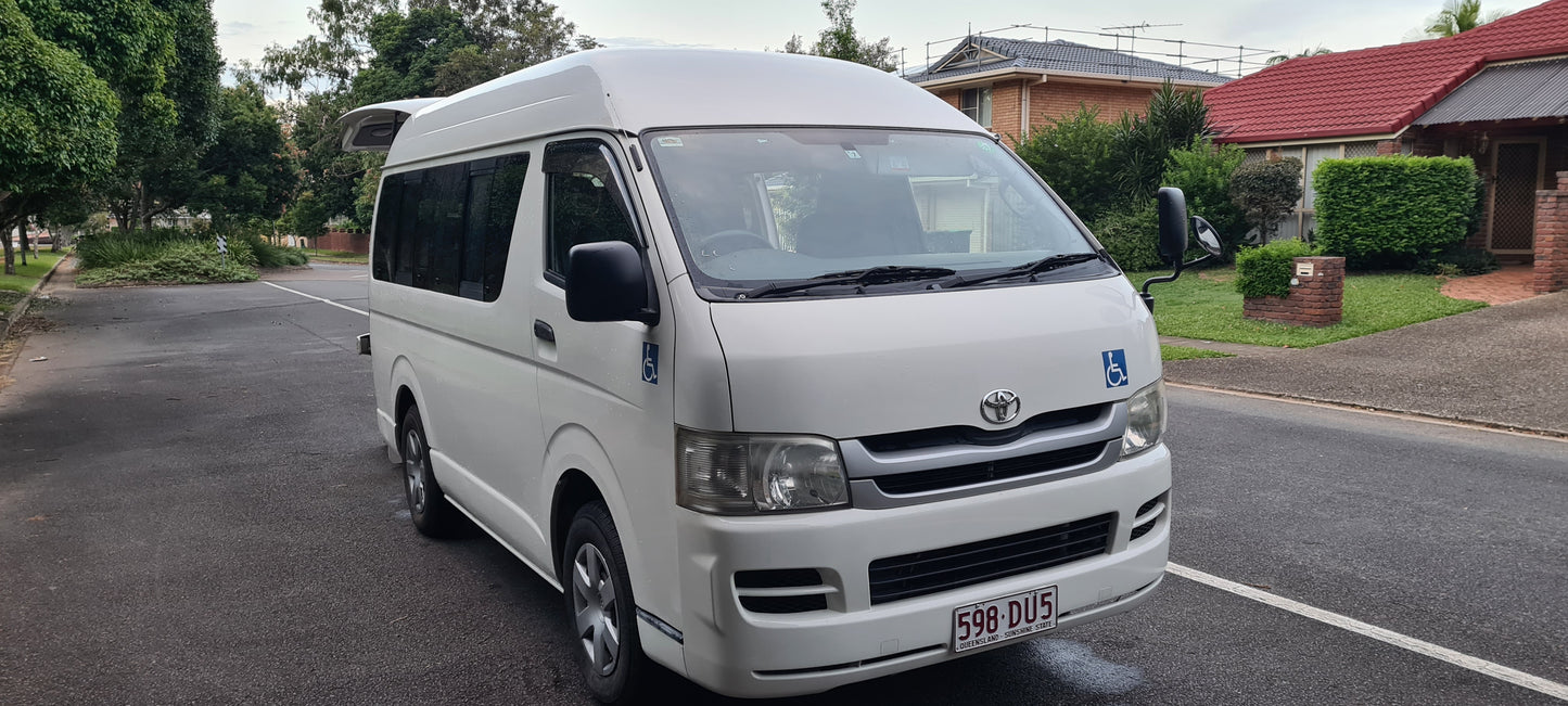 2009 Toyota Hiace Disability Hire Van